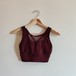 Lululemon High Neck Mesh Sports Bra